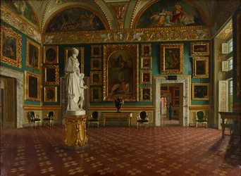 Iliaden-salen i Pitti-palatset, Florens, ca 1870
